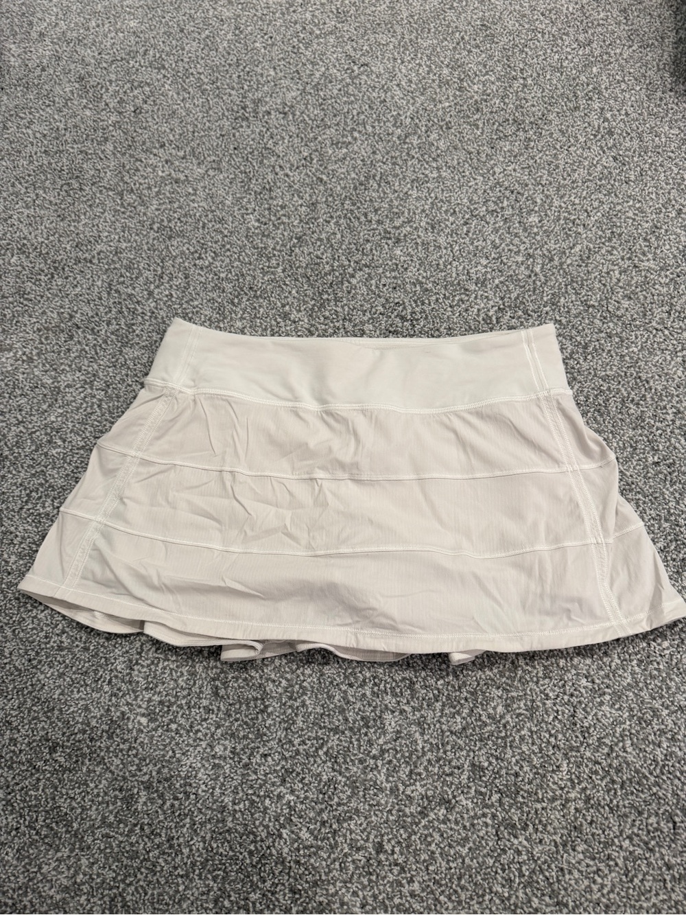 lululemon athletica Light Cream Athletic Skort